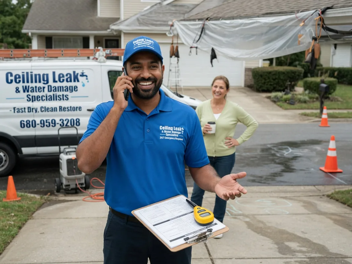 Ceiling Leak Cleanup Bayard, IA FAQs